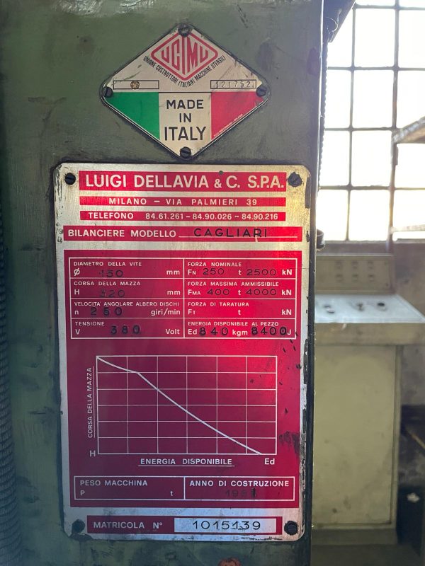 Dellavia "Cagliari" 150 mm 250 ton - immagine 3